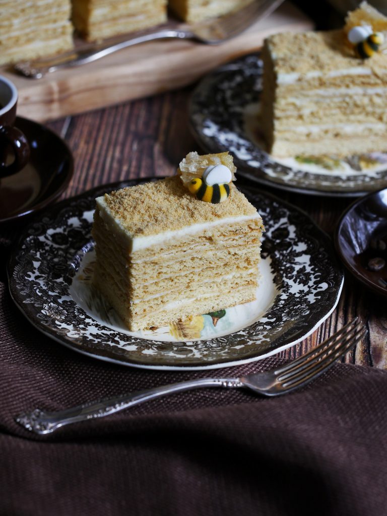 Medovik Honey Cake | the safran cafe bangkok