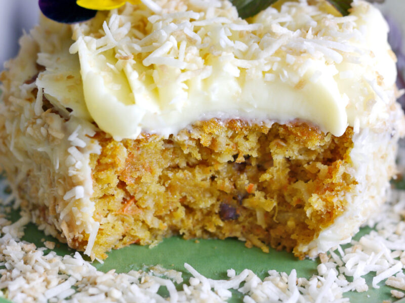 Pineapple and Coconut Carrot Cake